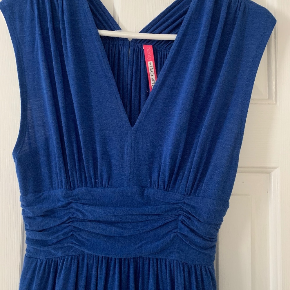Beautiful Blue Cotton Sleeveless Dress